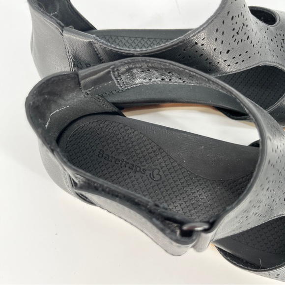 Baretraps Samira Sandals Black Perforated Comfort - Size 7.5 - Picture 8 of 12